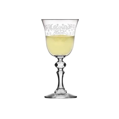 KROSNO Komplet 6 kieliszków do wina białego KRISTA deco 150 ml
