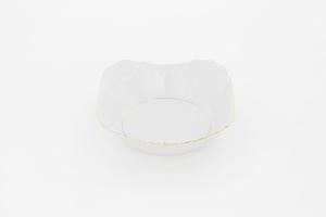 Salaterka kwadratowa Rococo Złota Linia Ćmielów 27 cm