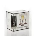 KROSNO Komplet 6 kieliszków do szampana KRISTA deco 150 ml
