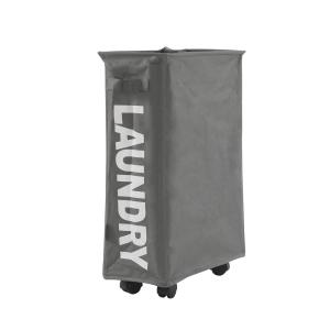 Kosz na pranie na kółkach Ciemny Szary EasyForm