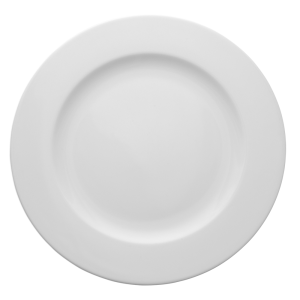 LUBIANA ROMA Talerz Deserowy Płytki 1 Szt. Porcelanowy 19 cm Biały