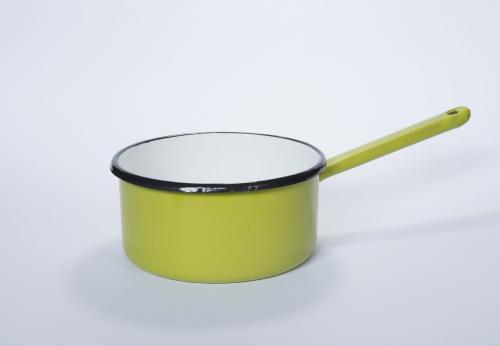 ELO POL Rondel emaliowany zielony z trzonkiem 16 cm