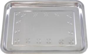 Taca gastronomiczna prostokątna ze stali nierdzewnej 32 cm
