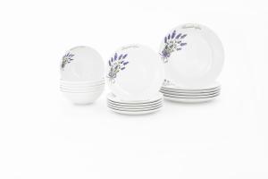 Komplet talerzy Boss Lawenda 6 osób/18 el Lubiana