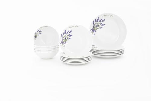 Serwis obiadowy Boss Lawenda 6 os/18 el LUBIANA