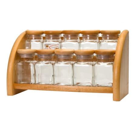 PRACTIC Komplet 10 pojemników na półce PRESIDENT