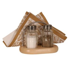 Przyprawnik 2-elementowy z serwetnikiem President Line Practic