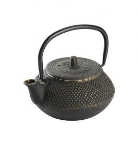 Czajnik żeliwny 0,3l Tank czarno-złoty - ZEST FOR LIFE