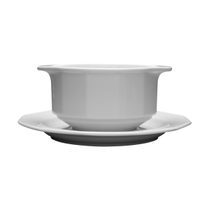 LUBIANA MERKURY Bulionówka Flaczarka Biała Miska Porcelanowe Do Zupy 320 ml